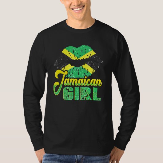 Jamaikanerin Proud Jamaica Vintag Jamaica T-Shirt (Vorderseite)