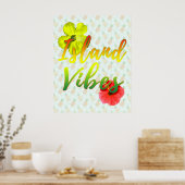 Jamaikaninsel Vibes Poster (Küche)