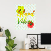 Jamaikaninsel Vibes Poster (Heimbüro)