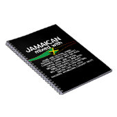 Jamaikanisch gemischt mit Jamaika-Stolz Notizblock (Rechte Seite)