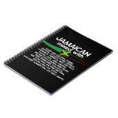 Jamaikanisch gemischt mit Jamaika-Stolz Notizblock (Linke Seite)