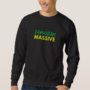 Jamaikanisch Massive Unisex Cool Karibik Sweatshirt