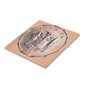 Jamaikanische 1 Cent-Münze Fliese (Seite)