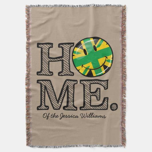 Jamaikanische Art-Gewerkschafts-Jack-Flagge Decke (Vorderseite Vertikal)