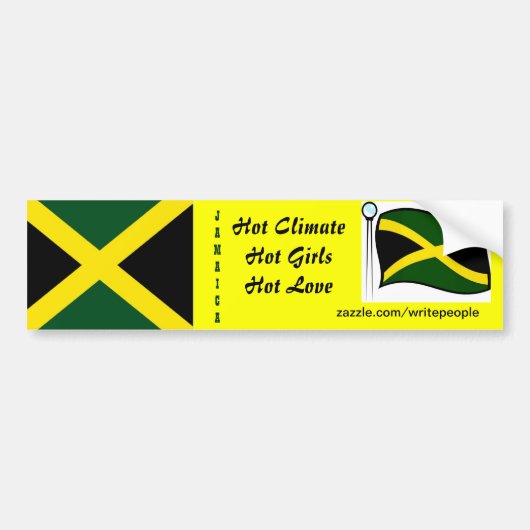 jamaikanische Autoaufkleber (Vorne)