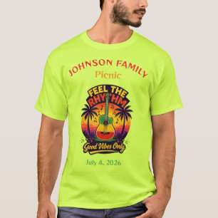 Jamaikanische Familientreffen passende T-Shirts