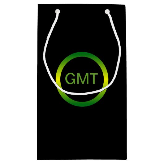 jamaikanische Farben - Kleine Geschenktüte (Rückseite)