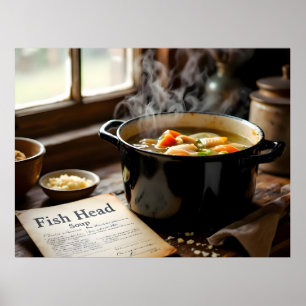 jamaikanische Fischkopfsuppe Poster