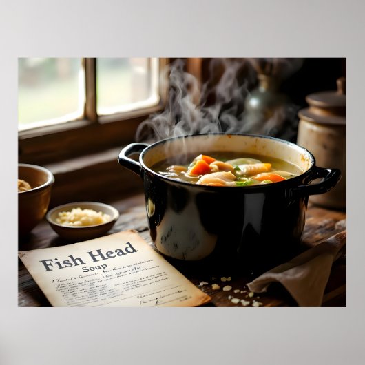 jamaikanische Fischkopfsuppe Poster (Vorne)