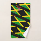 Jamaikanische Flagge 03 Badhandtuch Set (Handtuch)