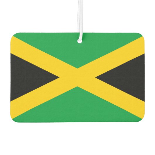 jamaikanische Flagge Autolufterfrischer (Rückseite)