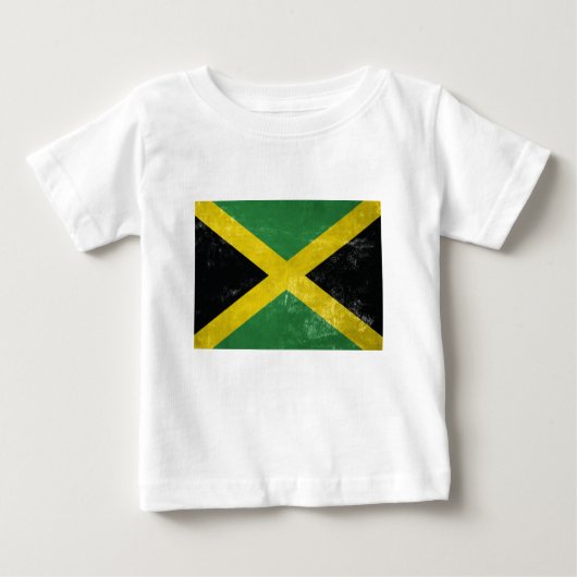 Jamaikanische Flagge Baby T-shirt (Vorderseite)