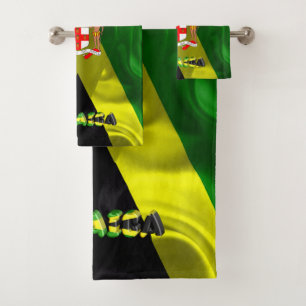 Jamaikanische Flagge Badhandtuch Set