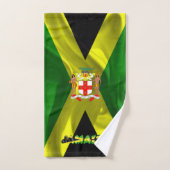 Jamaikanische Flagge Badhandtuch Set (Handtuch)