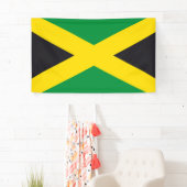 Jamaikanische Flagge Banner (Insitu)
