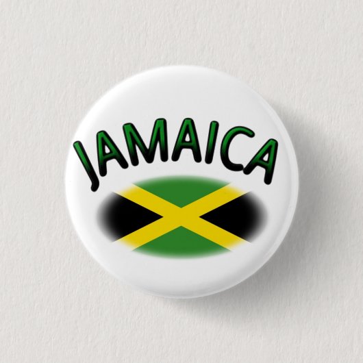 jamaikanische Flagge Button (Vorderseite)