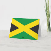 Jamaikanische Flagge Dankeskarte (Rückseite)