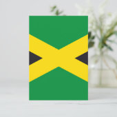 Jamaikanische Flagge Dankeskarte (Stehend Vorderseite)
