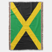 jamaikanische Flagge Decke (Vorderseite Vertikal)