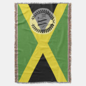 Jamaikanische Flagge Decke (Vorderseite Vertikal)