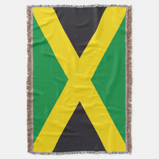 Jamaikanische Flagge Decke (Vorderseite Vertikal)