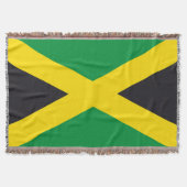 Jamaikanische Flagge Decke (Vorderseite)