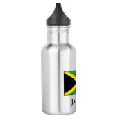 jamaikanische Flagge Edelstahlflasche (Links)