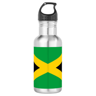 jamaikanische Flagge Edelstahlflasche