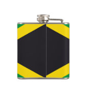 Jamaikanische Flagge Flachmann (Rückseite)