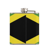 Jamaikanische Flagge Flachmann (Rückseite)