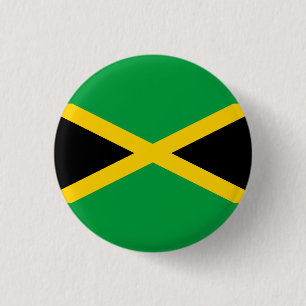 jamaikanische Flagge, Flagge Jamaikas Button
