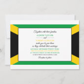 jamaikanische Flagge, Flagge von Jamaika Hochzeit Einladung (Vorderseite)