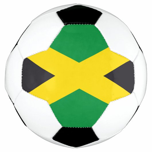 Jamaikanische Flagge Fußball (Vorderseite)