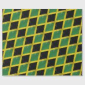Jamaikanische Flagge Geschenkpapier (Flach)
