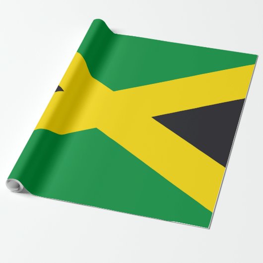 Jamaikanische Flagge Geschenkpapier (Ungerollt)