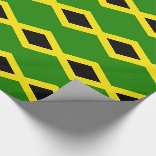 Jamaikanische Flagge Geschenkpapier (Ecke)