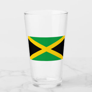 jamaikanische Flagge Glas