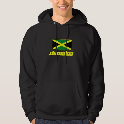 Jamaikanische Flagge Hoodie (Vorderseite)