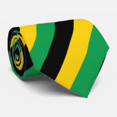 jamaikanische Flagge - Inspirierte Krawatte (Gerollt)