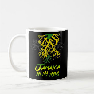 Jamaikanische Flagge Jamaika Es ist in meinen Ader Kaffeetasse