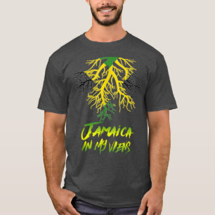 Jamaikanische Flagge Jamaika Es ist in meinen Vene T-Shirt
