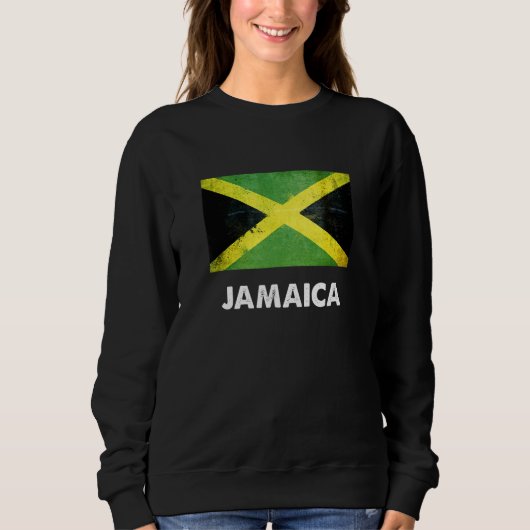 Jamaikanische Flagge Jamaika Sweatshirt (Vorderseite)