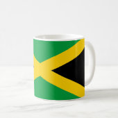 Jamaikanische Flagge Kaffeetasse (VorderseiteRechts)