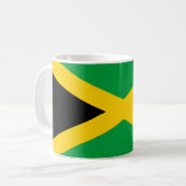 Jamaikanische Flagge Kaffeetasse (Vorderseite Links)