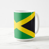 Jamaikanische Flagge Kaffeetasse (VorderseiteRechts)