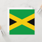 jamaikanische Flagge Karte (Vorderseite/Rückseite Beispiel)