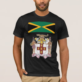 Jamaikanische Flagge & kulturelle Symbole Stolz T-Shirt