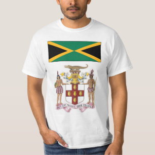 Jamaikanische Flagge & kulturelle Symbole Stolz  T-Shirt