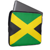 Jamaikanische Flagge Laptopschutzhülle (Vorne Rechts)