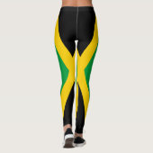 Jamaikanische Flagge Leggings (Rückseite)